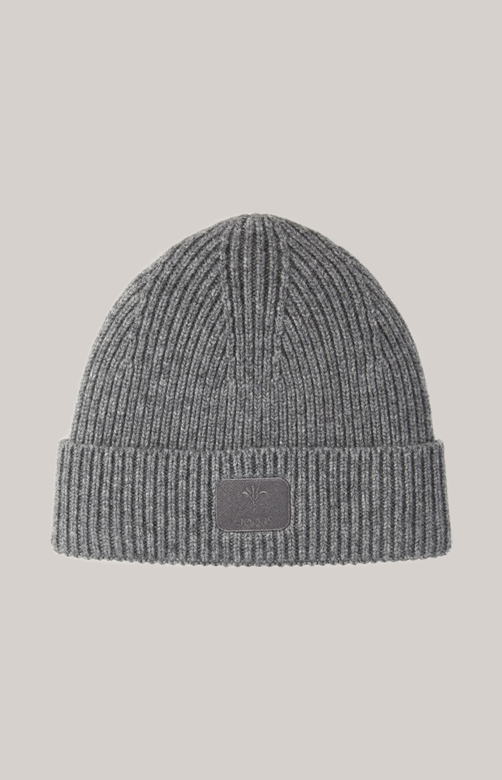 Knitted Beanie in Grey