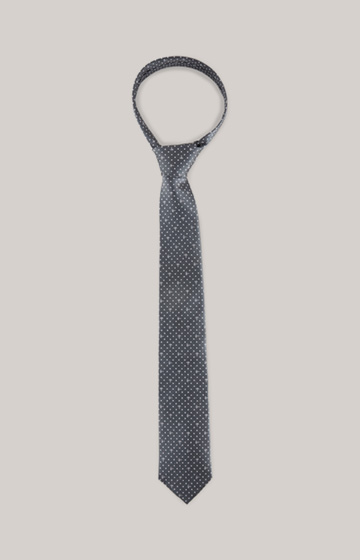 Jedwabny krawat w kolorze ciemnoszarym