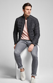 Steppjacke Nylson in Schwarz