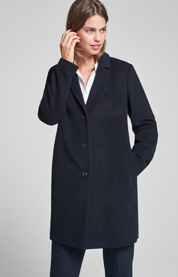 Oversize Mantel Cerry in Dunkelblau