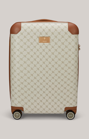 Twarda walizka Cortina Volare, rozmiar S w kolorze złamanej bieli