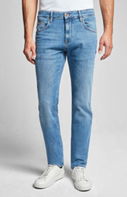 Jeans Roy in Stonewashed-Blau