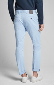 Hose Hanc in Pastell-Blau