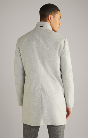 Maron Coat in Mottled Grey