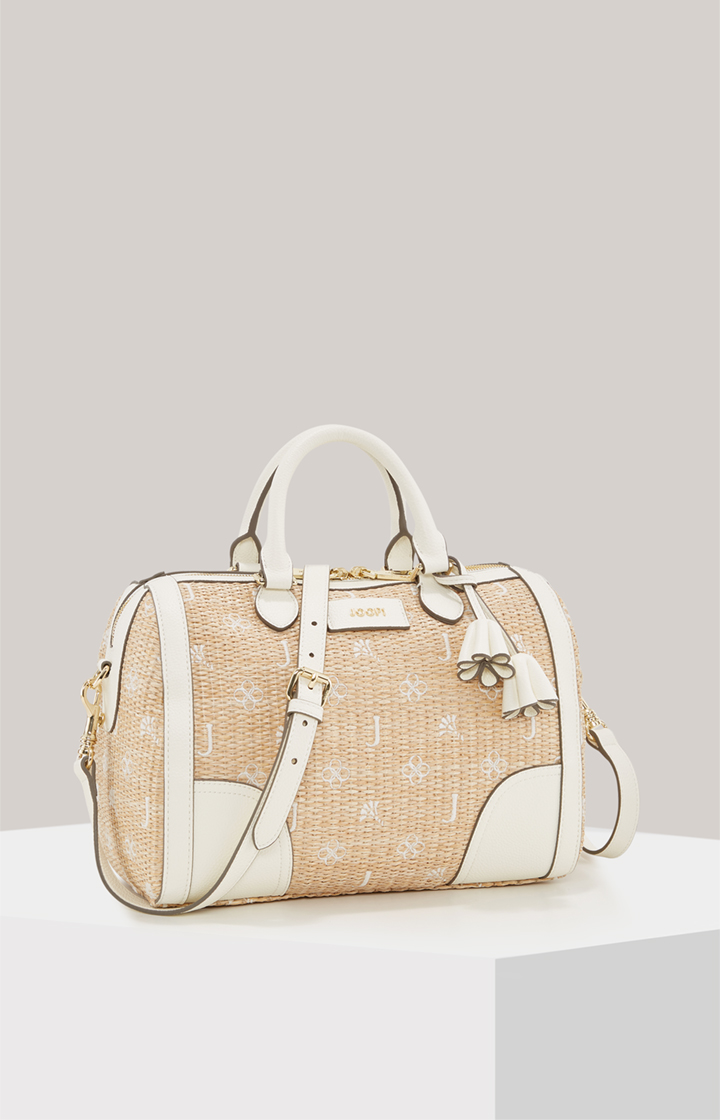 Tessere Aurora Handbag in Natural/white