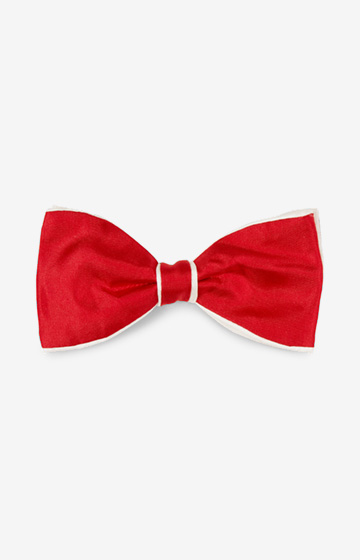 Seiden-Satin-Fliege in Rot