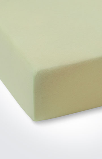 Spannbettlaken, Hellgrün
