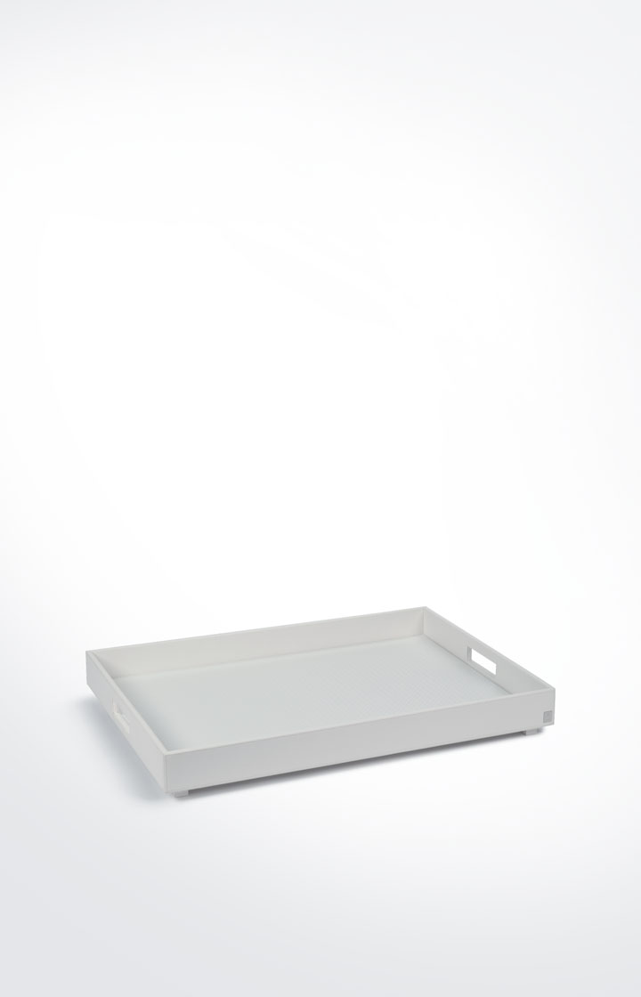 Large homeline tray, white