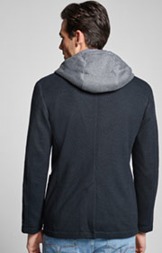 Sakko Hoodney in Navy