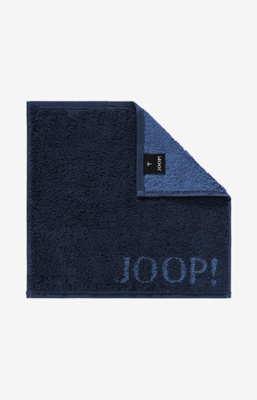 Classic Doubleface Face Towel in Navy