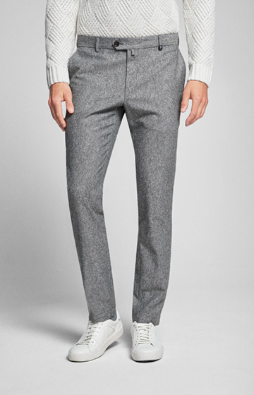 Hose Hank in Anthrazit meliert