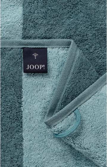 Ręcznik kąpielowy JOOP! TONE DOUBLEFACE w kolorze turkusowym