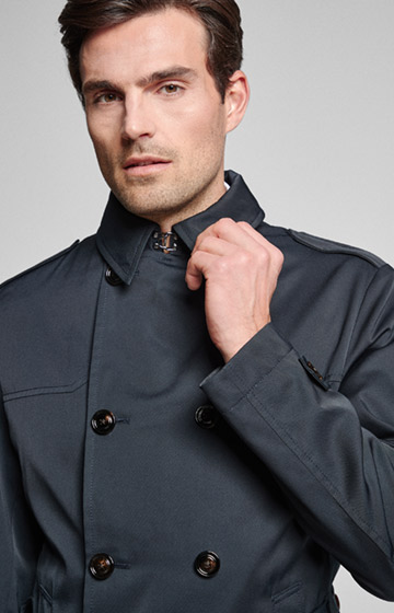 Trenchcoat Medox in Navy