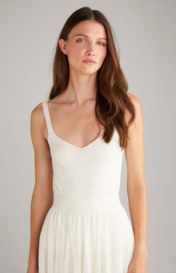 Knitted Dress in Off-White