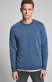 Sweatshirt Palmiro in Navy