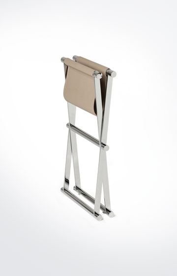 Badhocker Chromeline, Taupe