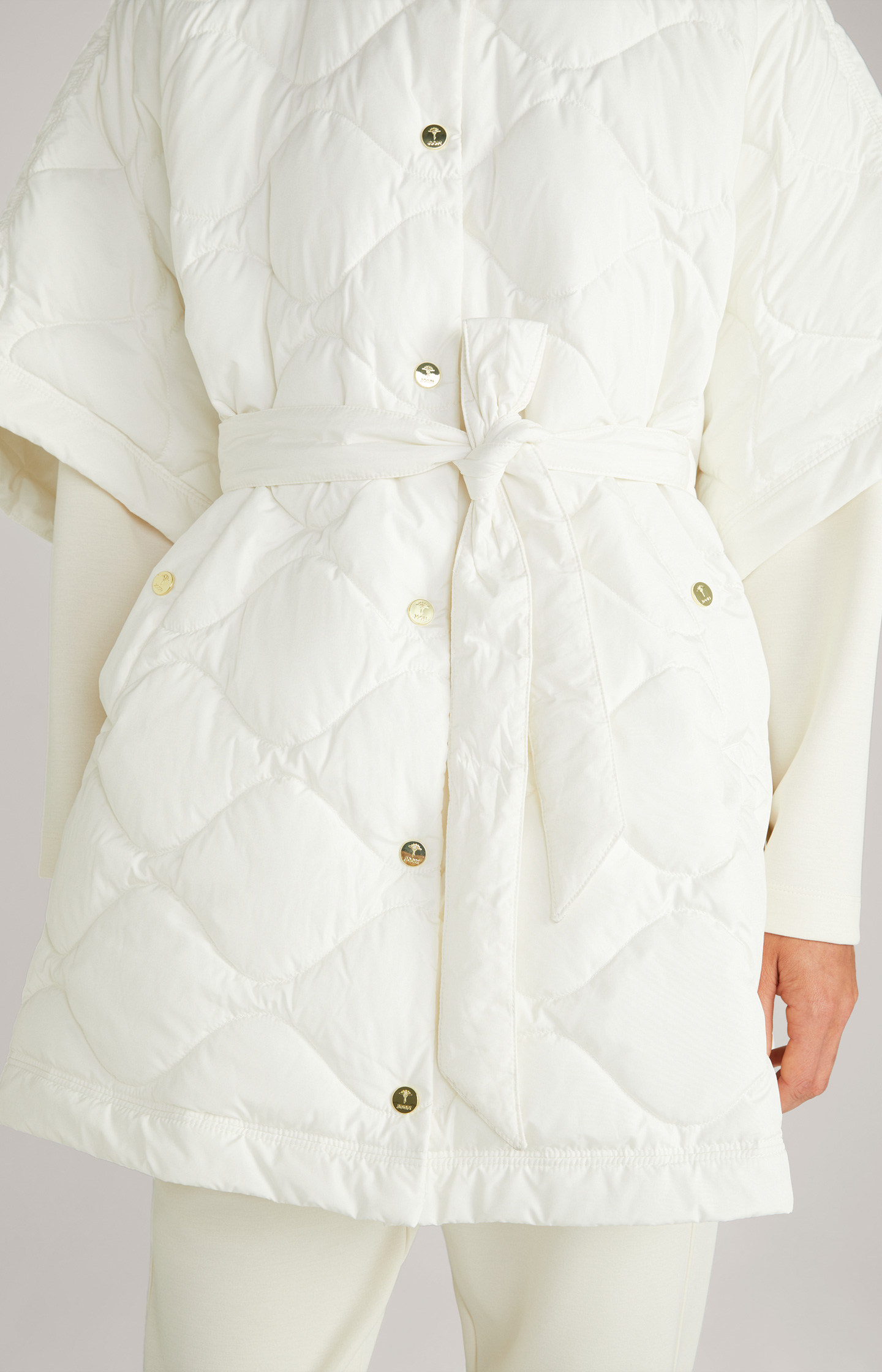 Quilted Cape Jacket in Off-white - in the JOOP! Online Shop