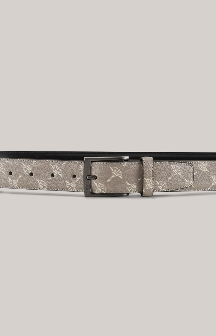 Cornflower Belt in a Grey Pattern