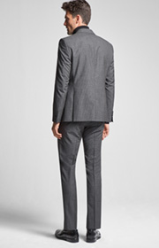 Anzug Herby-Blayr in Dunkelgrau gemustert
