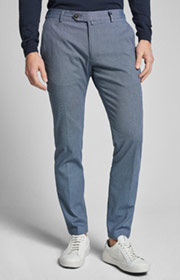 Hose Hanc in Blau gemustert