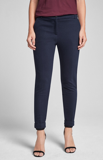 Jersey-Hose Madlen in Navy