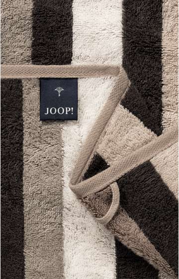JOOP! TONE STRIPES hand towel in sand stripe
