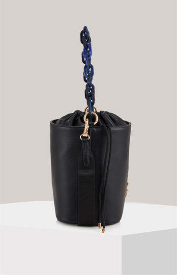 Torba typu bucket bag Tesoro Danielle w kolorze czarnym