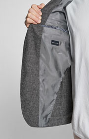 Sakko Hoverest in Grau-Braun gemustert