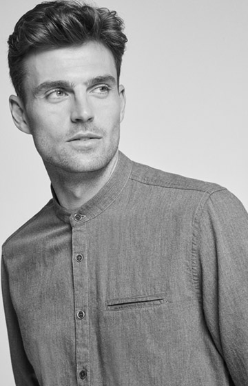 Flanell-Hemd Habakuk in Anthrazit