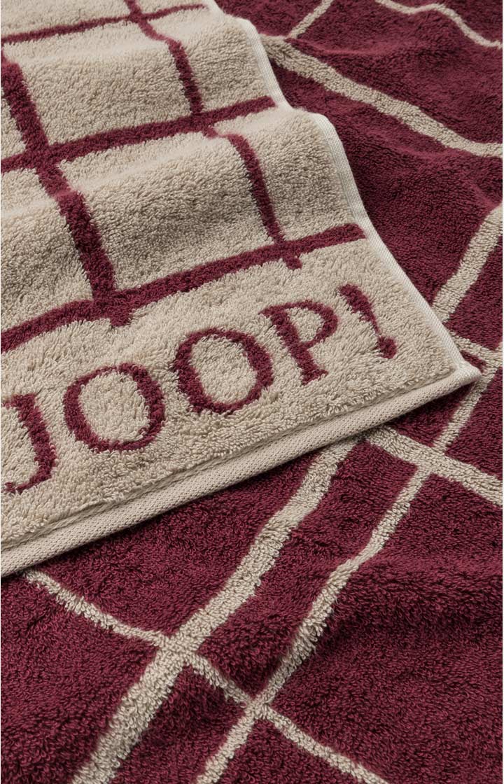Ręcznik kąpielowy SELECT LAYER marki JOOP! w kolorze różowym, 80 x 150 cm