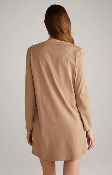 Loungewear Longshirt in Camel