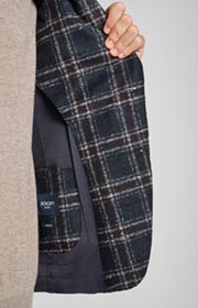 Sakko Helican in Navy kariert