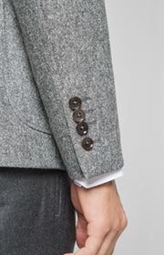 Sakko Halo in Grau meliert