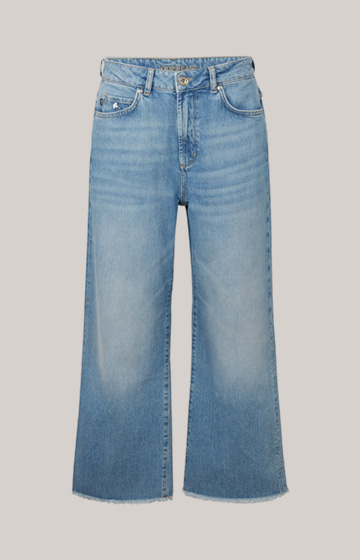 Culotte-Jeans in Light Blue Washed