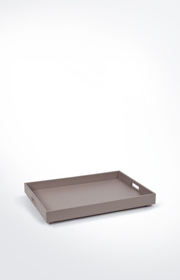 Large homeline tray, grey-pink