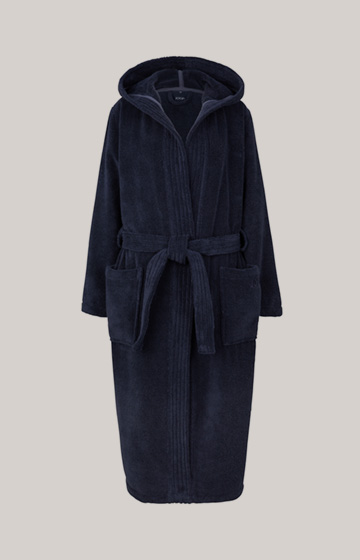 Damen Bademantel in Dunkelblau