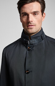 Mantel Felino in Navy