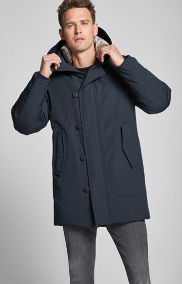 Daunen-Parka Foster in Navy