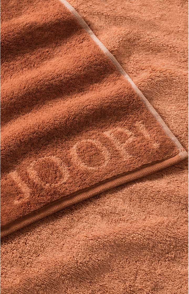 JOOP! DOUBLEFACE bath towel in copper