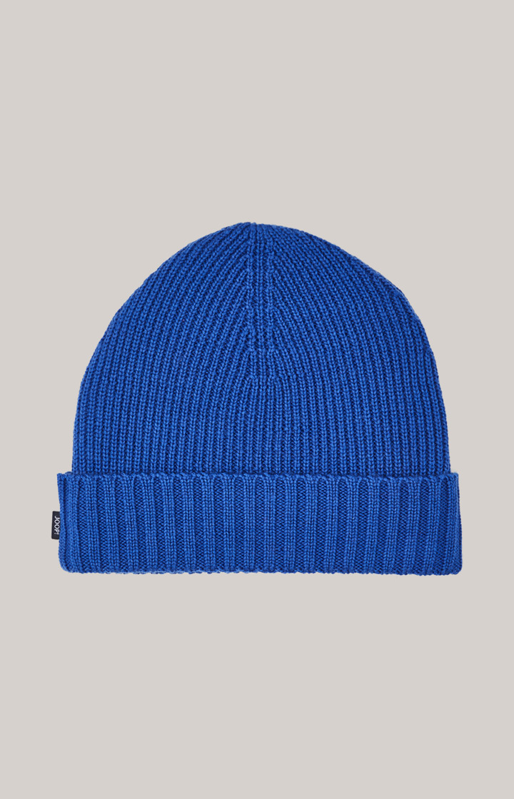 Francis Knitted Beanie in Blue