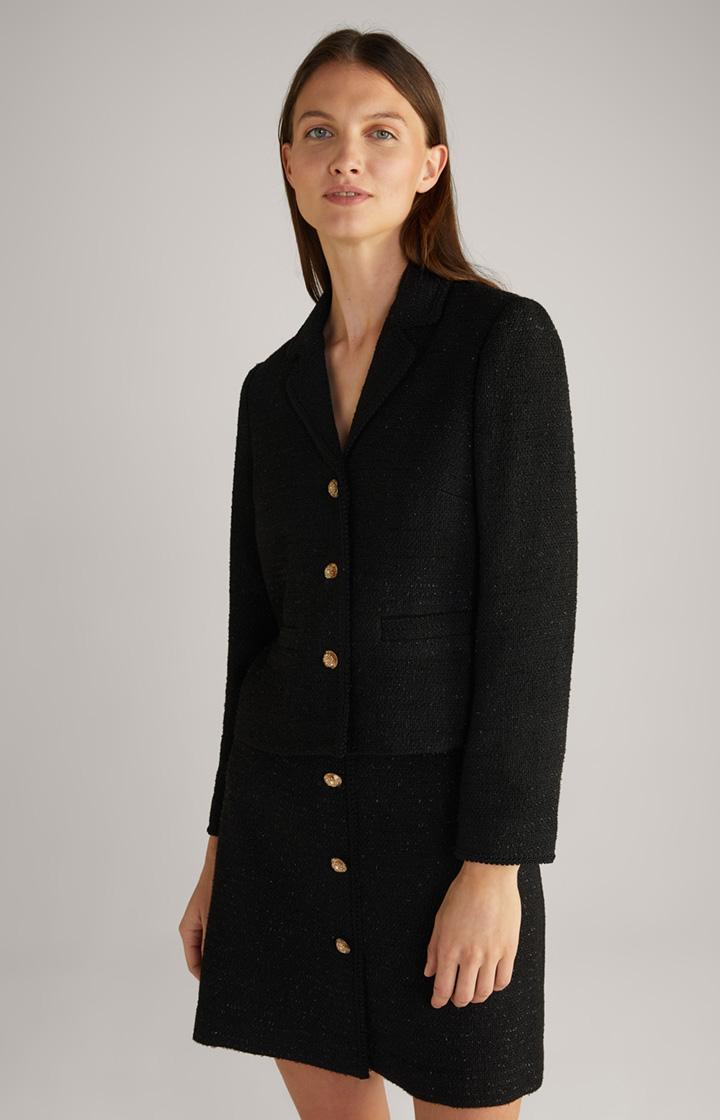 Tweed Blazer in Black