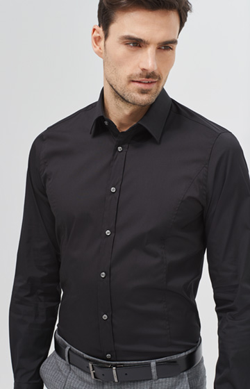 Hemd Victor in Schwarz