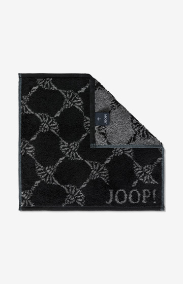 JOOP! CLASSIC cornflower sauna towel in black