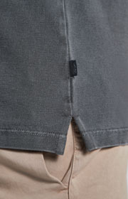 Langarm-Polo-Shirt Ambrosio in Schwarz