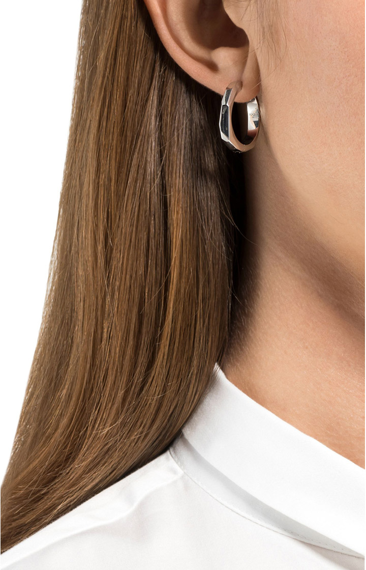 Hoop Earrings in Silver