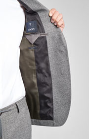 Anzug Hustle-Bax in Anthrazit meliert