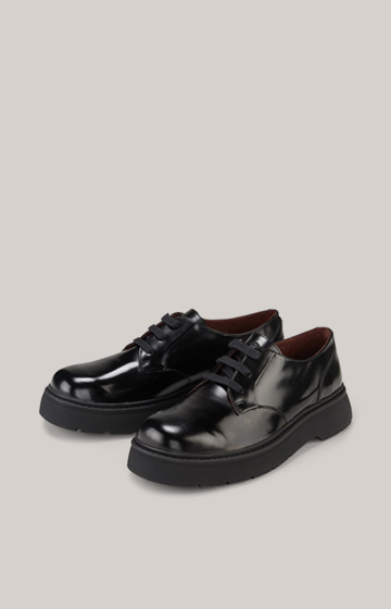 Lusso Zinon Lace-up Shoes in Black