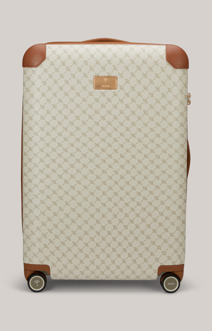 Twarda walizka Cortina Volare, rozmiar M w kolorze złamanej bieli