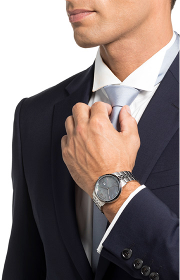 Zegarek męski w kolorze srebrnym