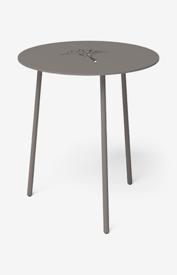JOOP! EMBOSS side table, 40 x 42 cm in smoke